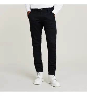 G-Star per uomo D25179-C105-C742 Pantaloni Skinny Chino 3 0 blu navy (38/32), Casual, Cotone biologico, Sostenibile