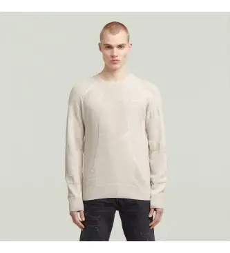 per uomo D26777-C259-G908 Felpa a coste beige 3D da motociclista (XS), Casual, Acrilico, Cotone biologico, Sostenibile