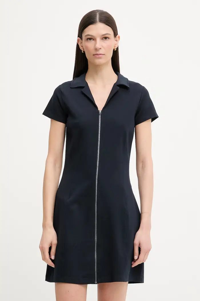 G-Star vestito con viscosa Soft sculpt fit flare Blu navy