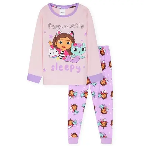 Gabby’s Dollhouse Pigiama Bambina, 2 Pz Abbigliamento da Notte