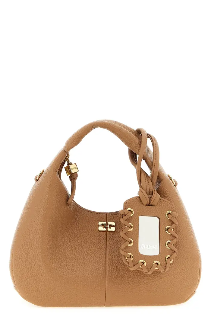 Borsa A Mano Mini Hobo Beige