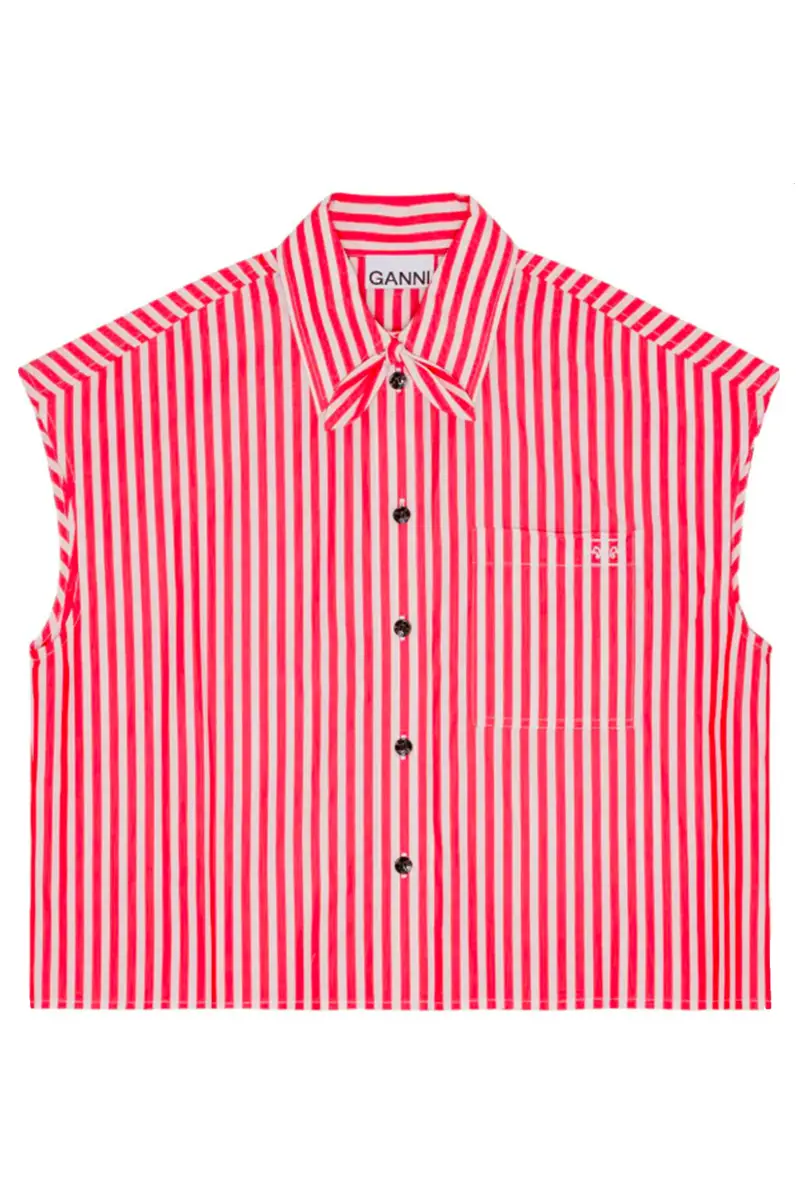 Ganni Camicie Bianco 2043286
