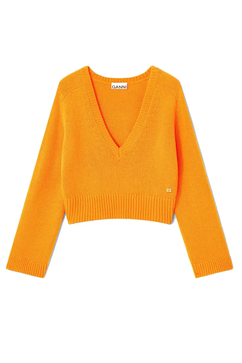 Ganni Maglie Arancio