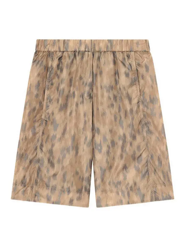 Ganni Pantaloncini da ragazzo Crema