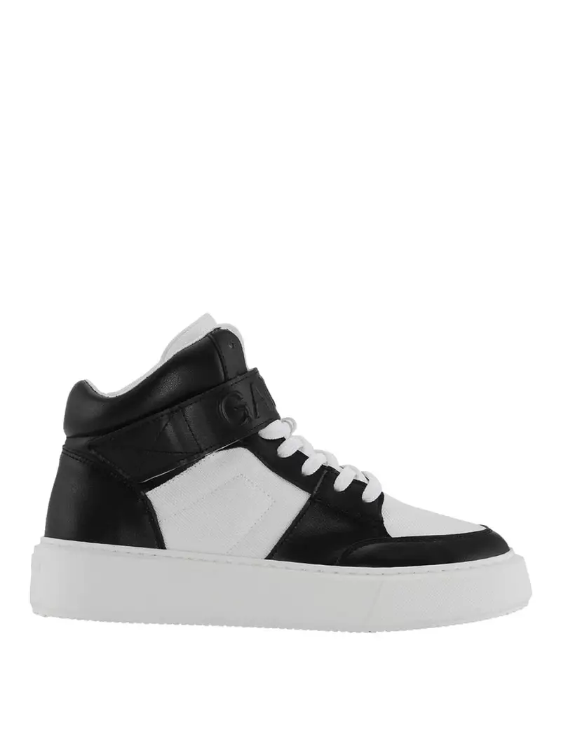 Ganni Sneaker alte dal mix sportivo Nero
