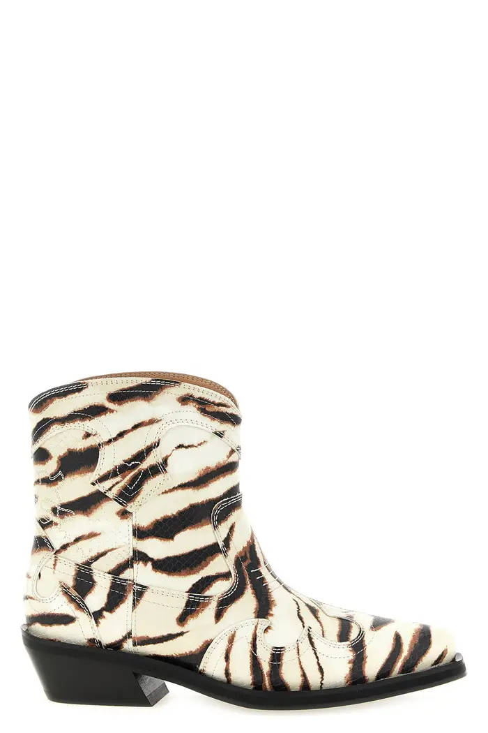 Stivaletto Western Beige