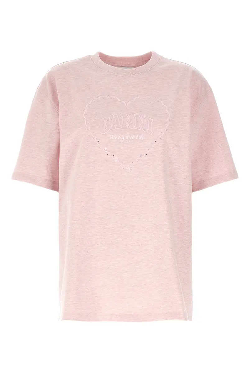 Ganni T-shirt Rosa 4333811