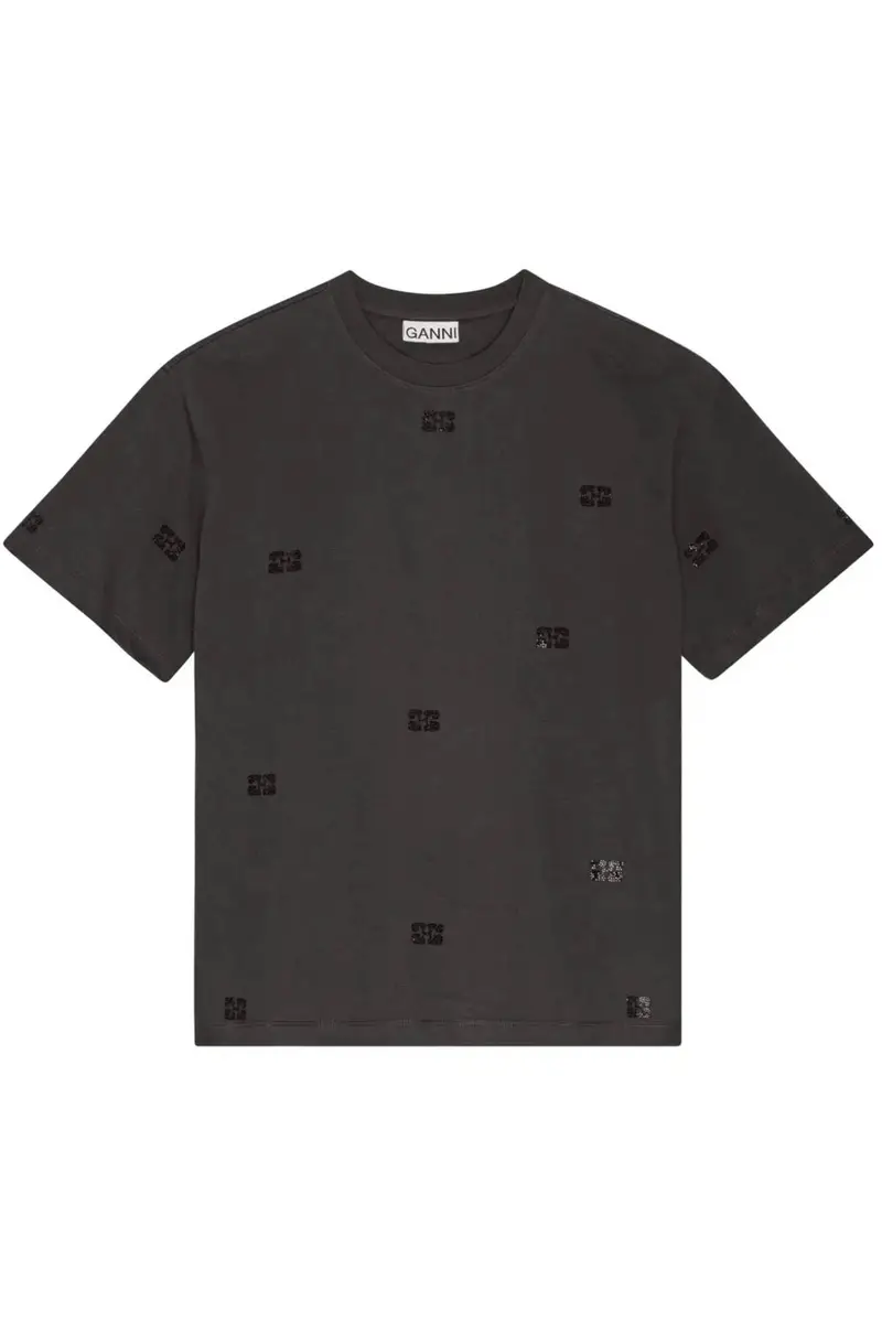 Ganni T-shirt Nero 2043282