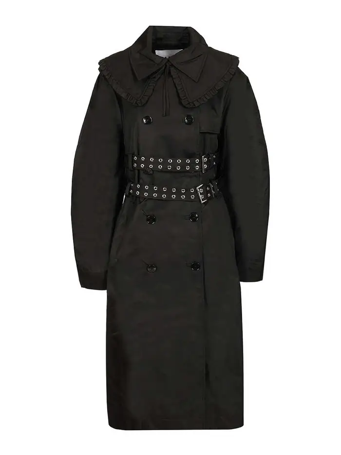 Ganni Trench Nero 5241307