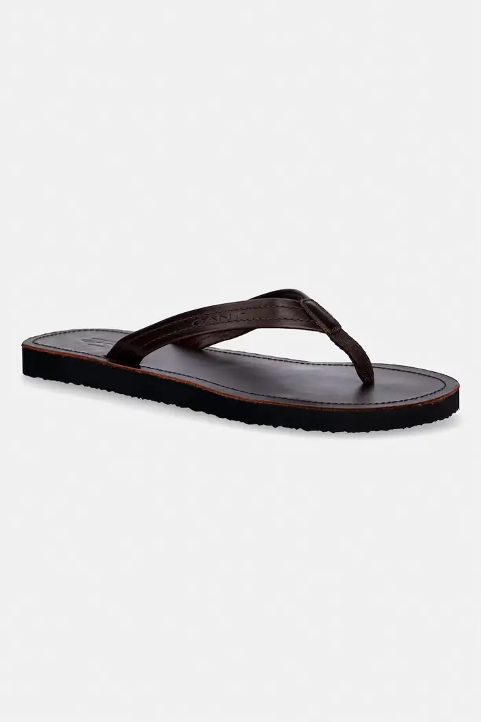 Gant infradito da uomo in pelle Brodale Marrone