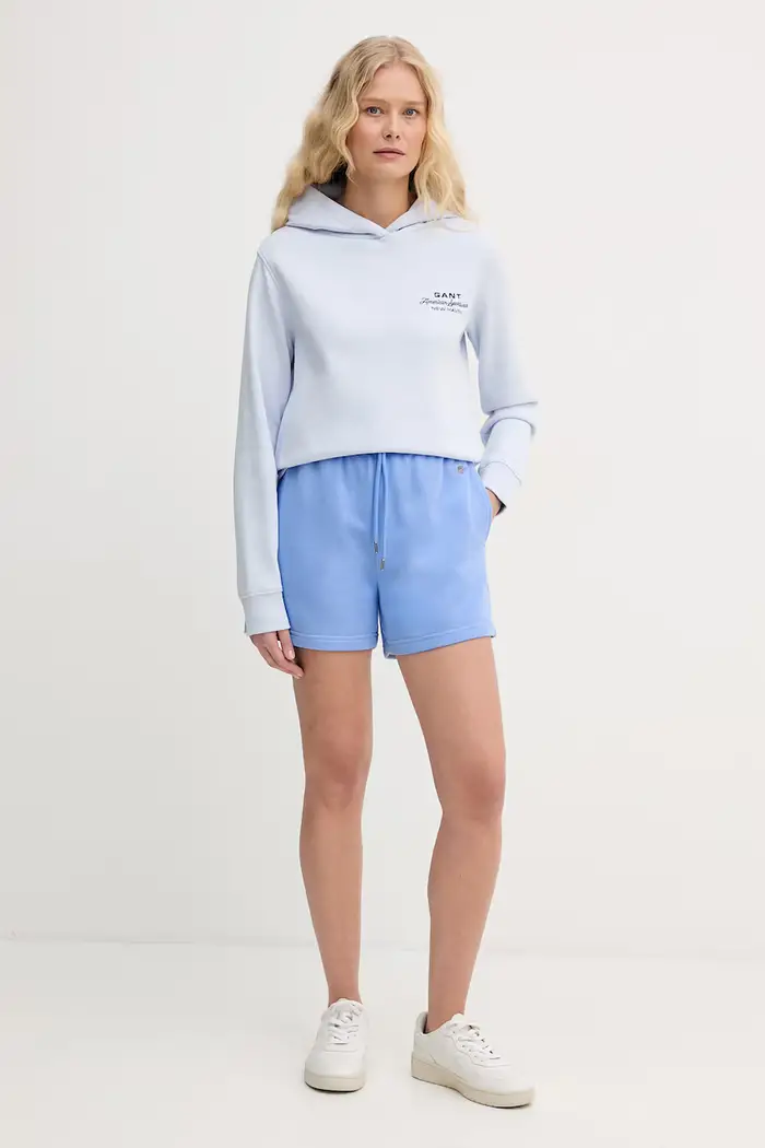 Gant pantaloncini da donna in cotone Blu