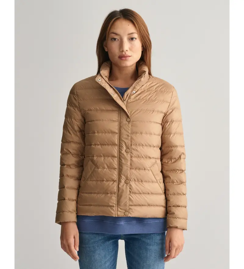 Gant per donna 4700281 Giacca leggera in piumino marrone, Casual, Polister riciclato, Sostenibile