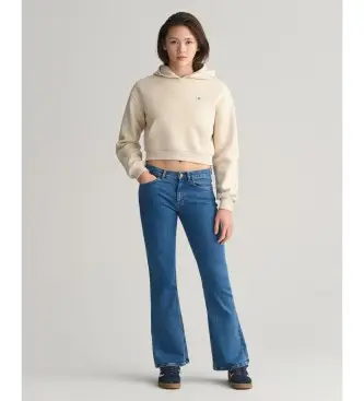 Gant per ragazza 610032 Jeans bootcut adolescenti blu (14años= 164cm), Casual, Cotone, Denim, moda per bambini