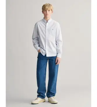 Gant per ragazzo 910096 Jeans blu dalla vestibilità comoda (10años= 140cm), Casual, Cotone, Denim, moda per bambini