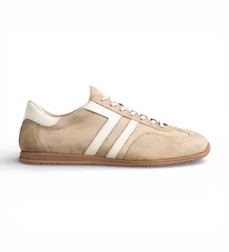 Gant per uomo 872633278 Sneakers in pelle beige Spearclub, Basso, Camoscio, Stringhe, Casual