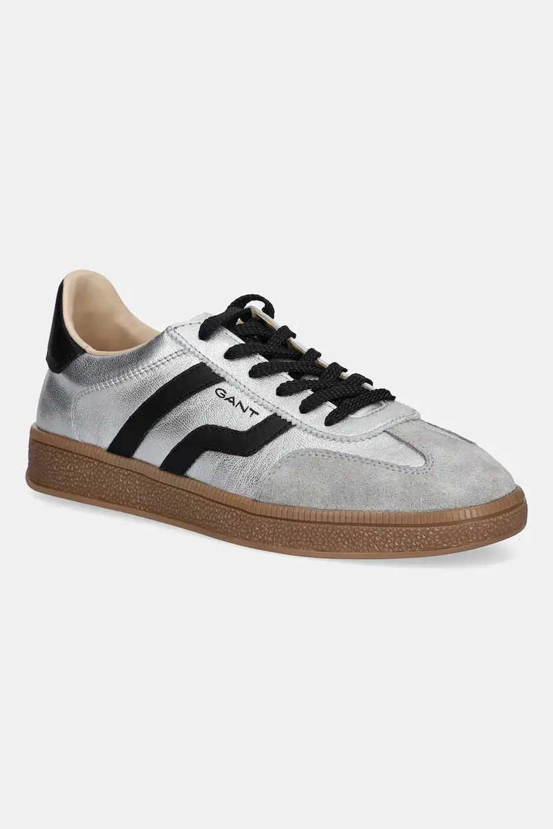 Gant sneakers in pelle Cuzima donna colore argento 31531664