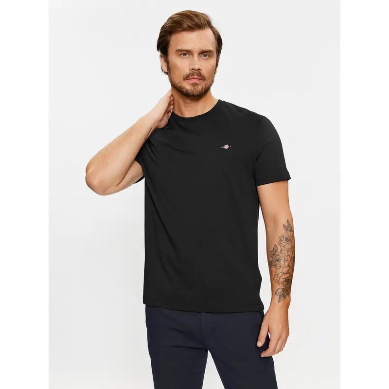 Gant T-shirt Nero 4893865