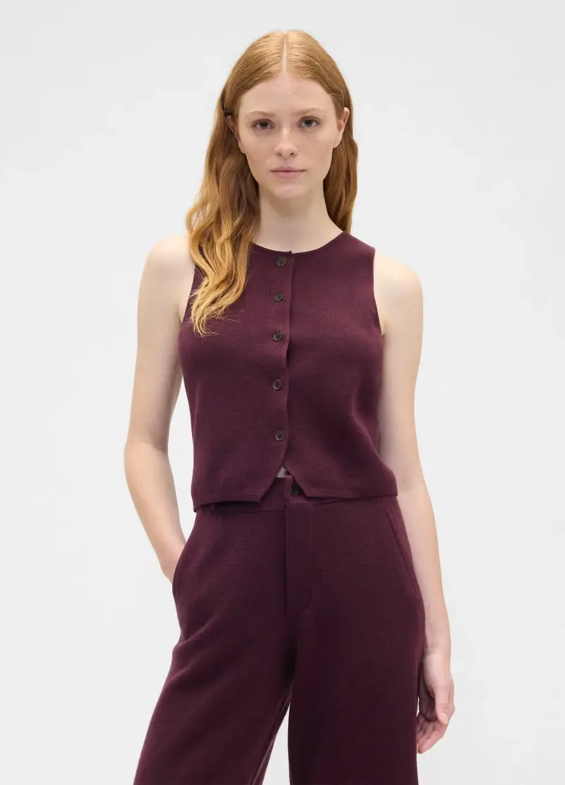 GAP Gilet Donna Rosso 3488948