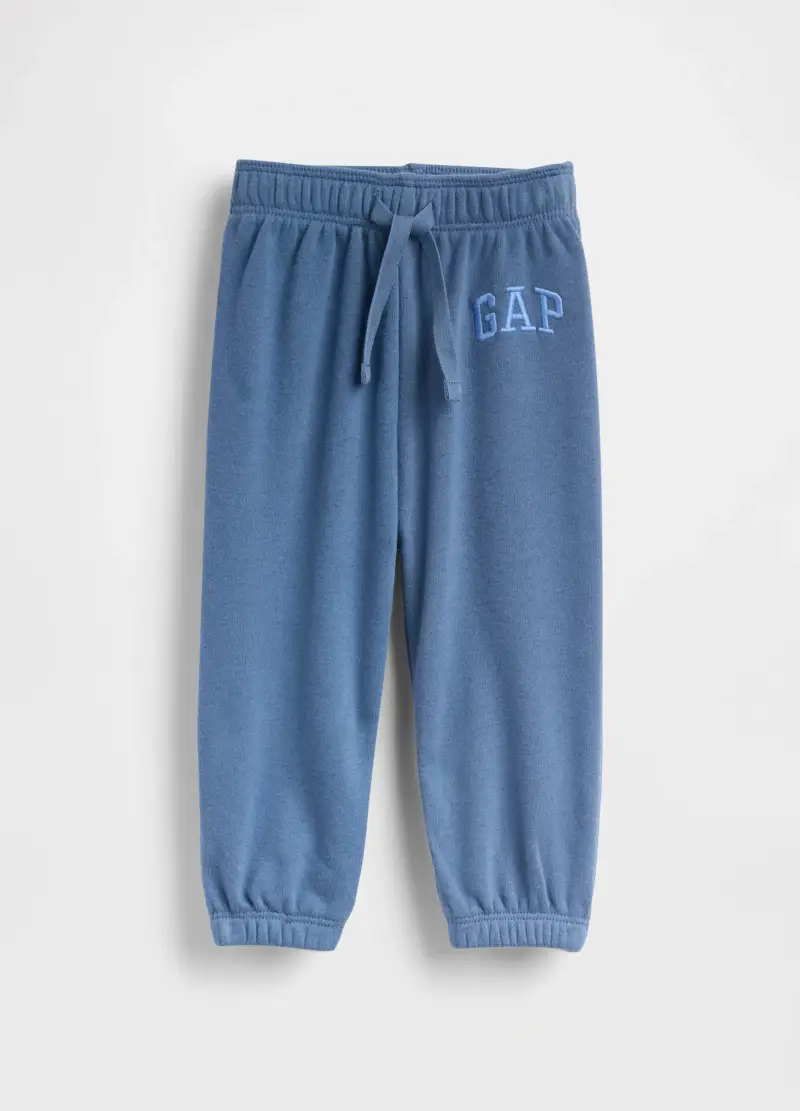 GAP KIDS Joggers In Misto Cotone Con Logo, Unisex, Blu