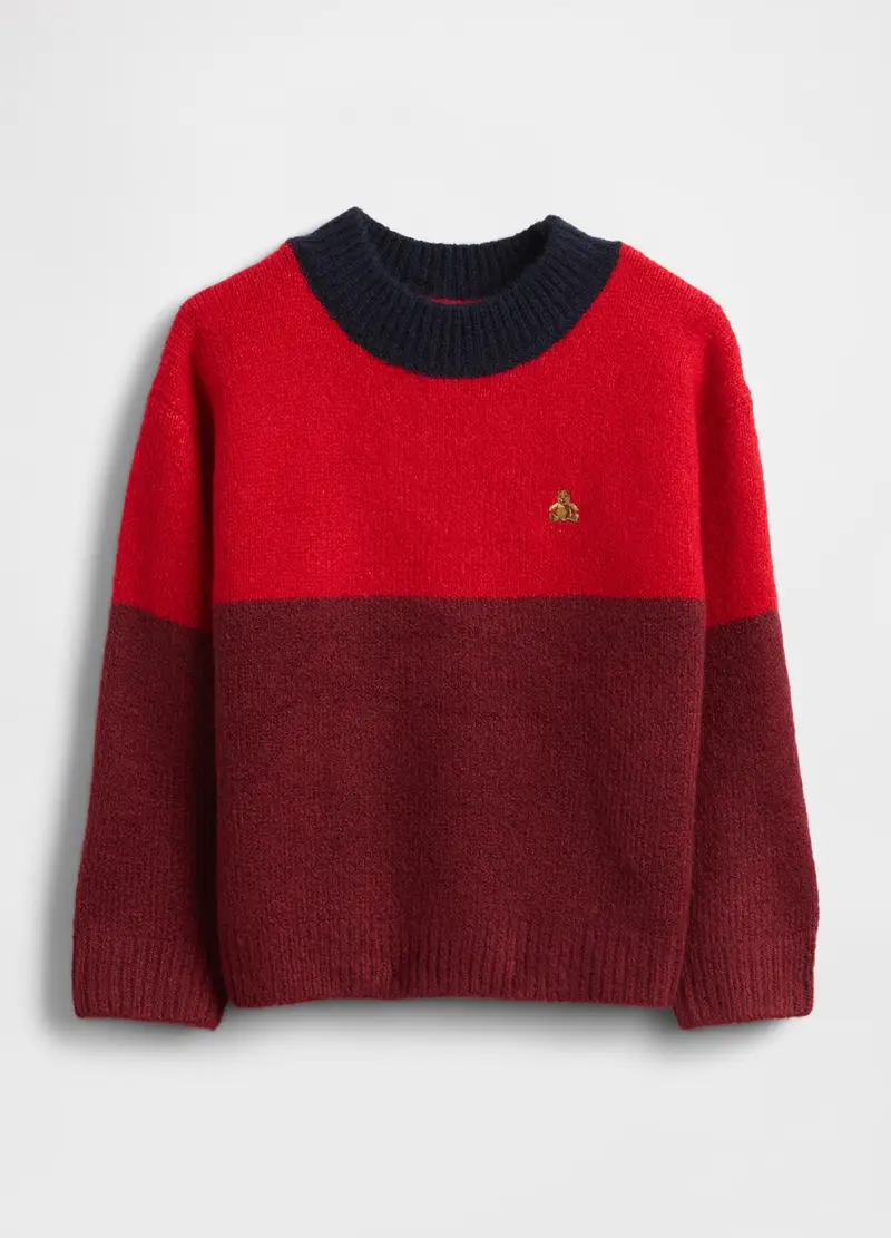 GAP KIDS Maglione A Fasce, Unisex, Rosso