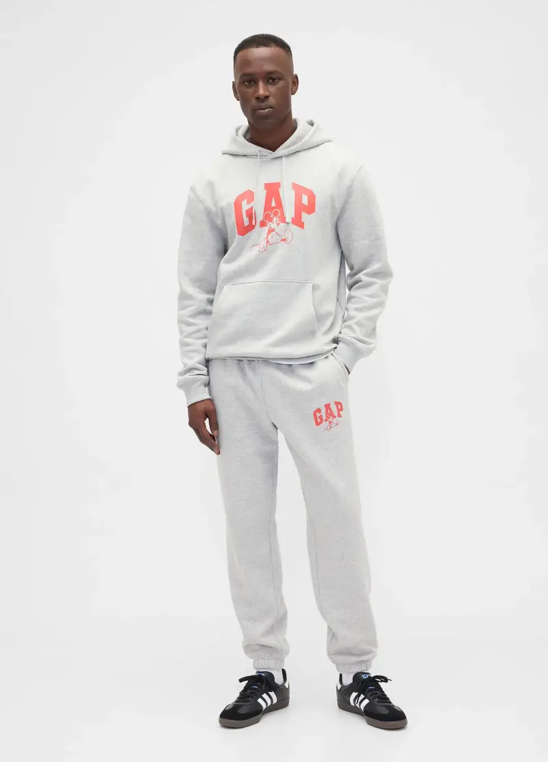 GAP Pantaloni Grigi Jogger In Misto Tessuto, Uomo, Bianco