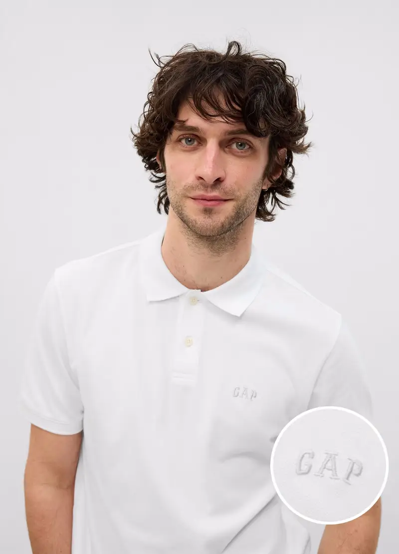GAP Polo Uomo Bianco 3978450