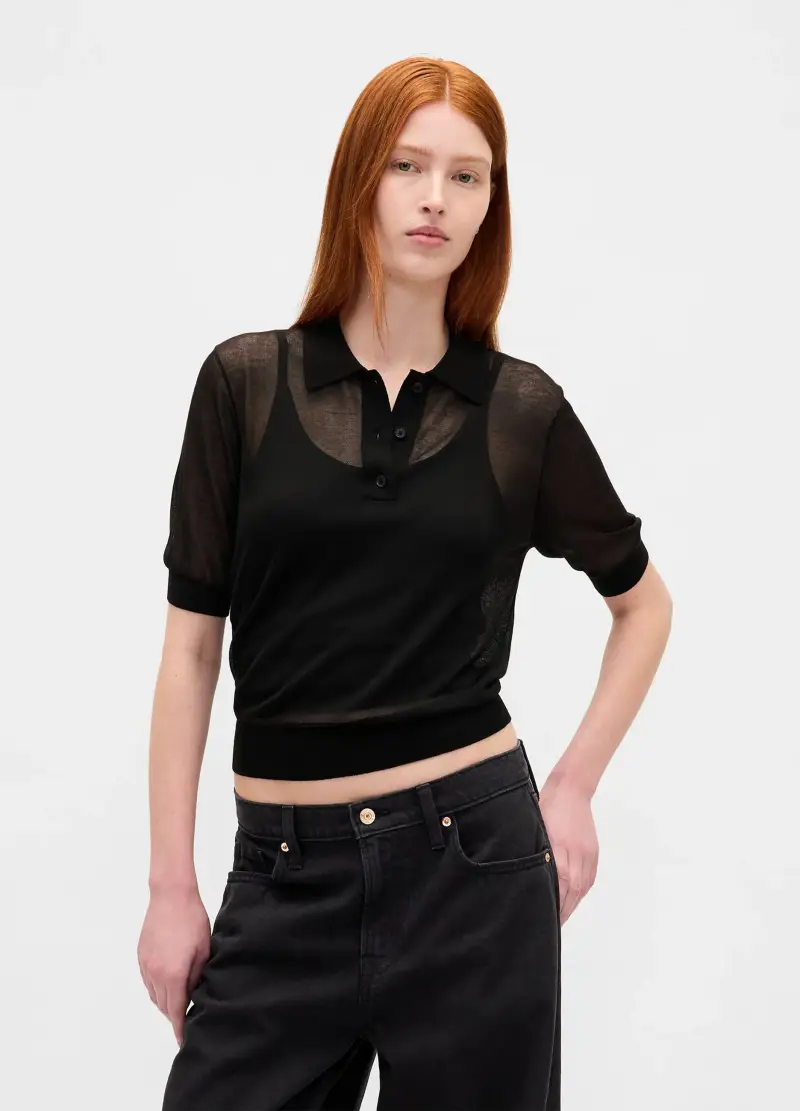 GAP Polo Donna Nero 3499200