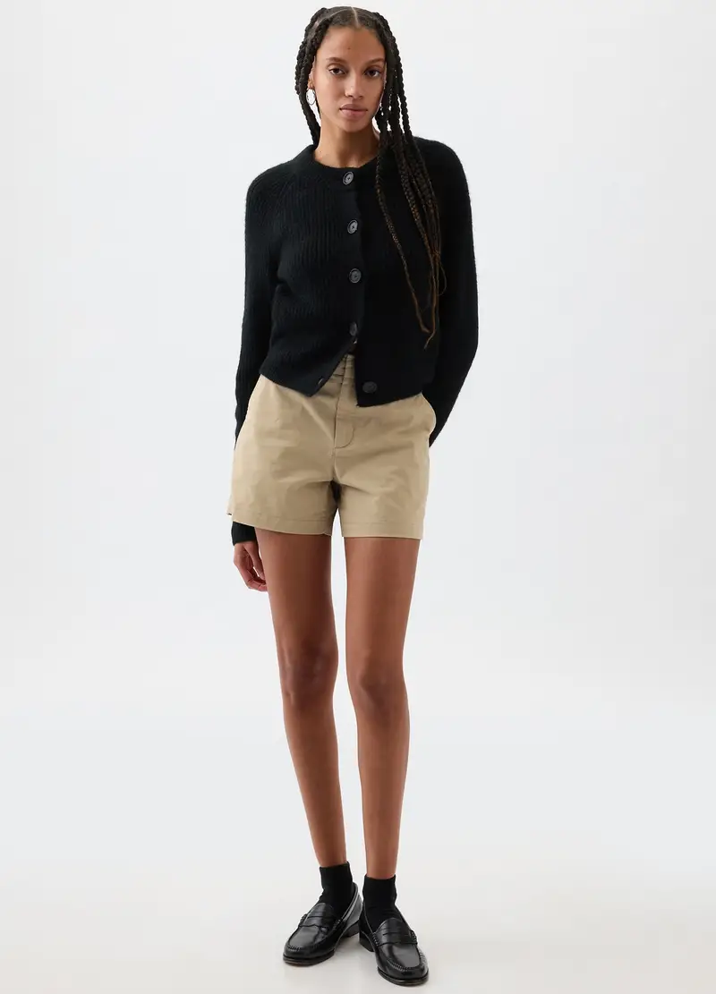 GAP Shorts chino in cotone stretch,, Beige chiaro