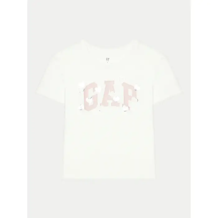 Gap T-shirt 628713-01 Bianco Relaxed Fit