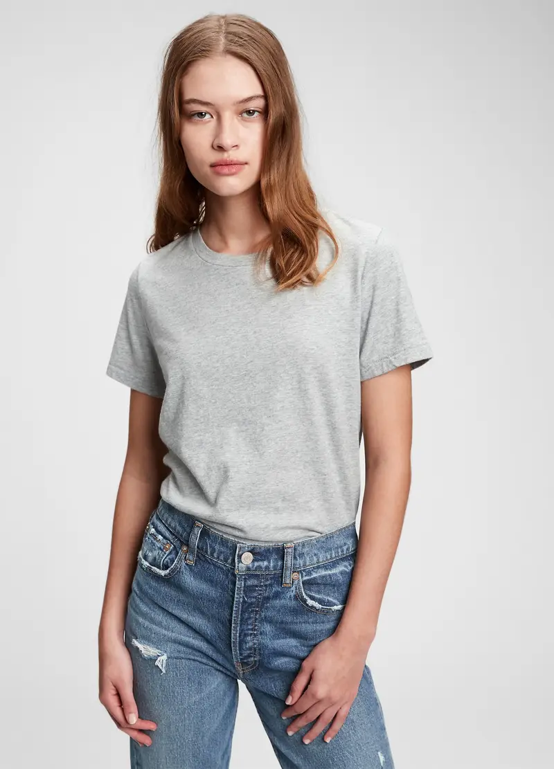 GAP T-shirt Donna Grigio 991483