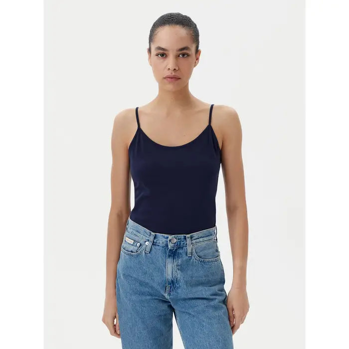 Top 701570-04 Blu scuro Slim Fit