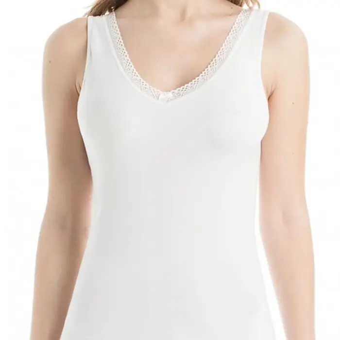 Garda Spalla larga pizzo 171 modal bielastico donna - blu