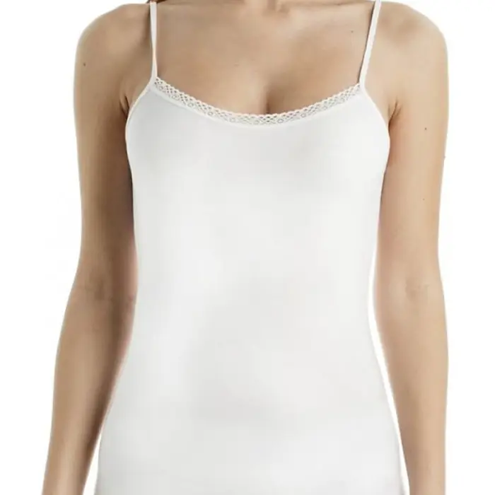 Garda Spalla stretta pizzo 170 modal bielastico donna - blu