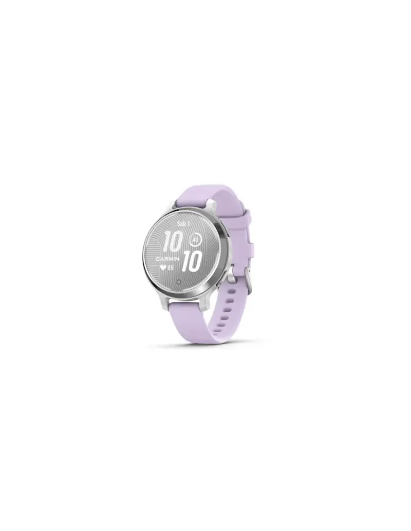 Garmin Orologio Lily 2 Active 010-02891-01 Silver con cinturino in silicone Purple Jasmin