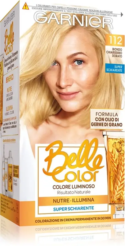 Garnier Belle Color Belle Color tinta permanente per capelli colore Biondo Chiarissimo Dorato Naturale
