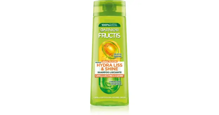 Garnier Fructis Hydra Liss & Shine Shampoo 250 ml - Shampoo