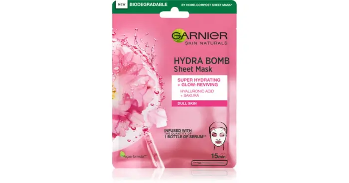 Garnier SkinActive Bomb (Sakura) - Maschera viso idratante - 1 0k