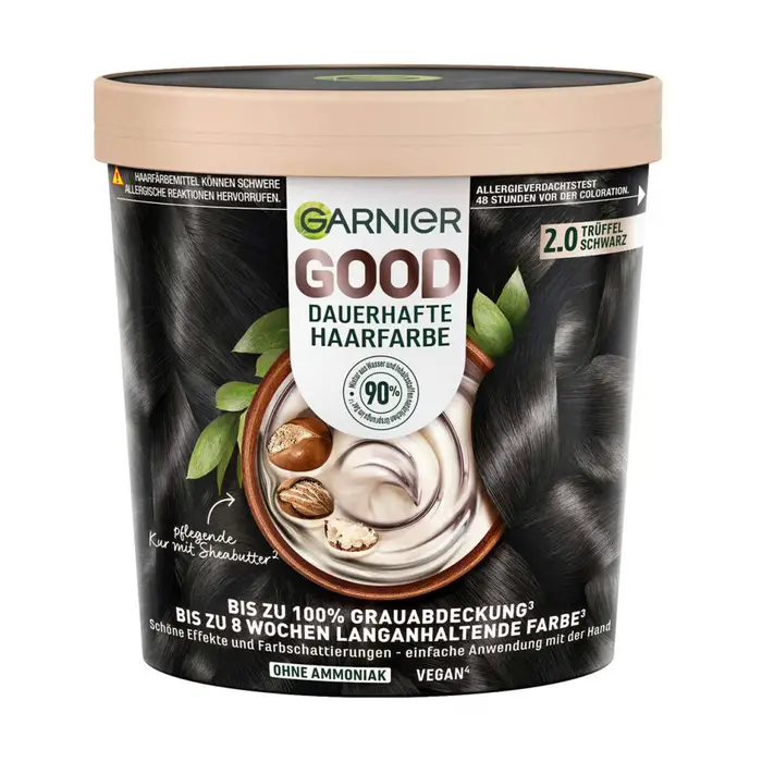 Garnier Tinta Good Permanent Hair Color - 2 0 Noir Truffe Nero
