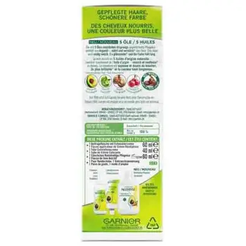 Garnier Tinta Nutrisse Ultra Cream Permanent Hair Color - 3 12 Chatai Nero