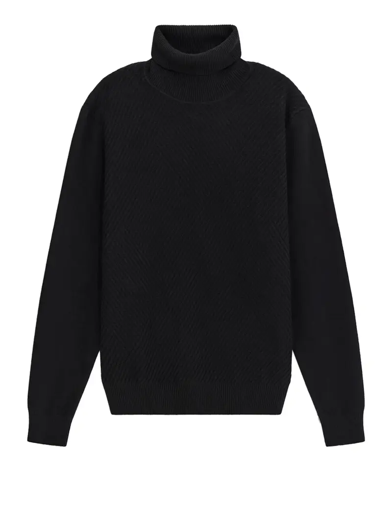 gas dolcevita da uomo - nero