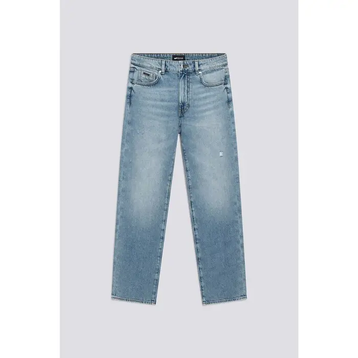 Gas Jeans GREG STRAIGHT 51ML-355989_020159 STONE WASH Blu