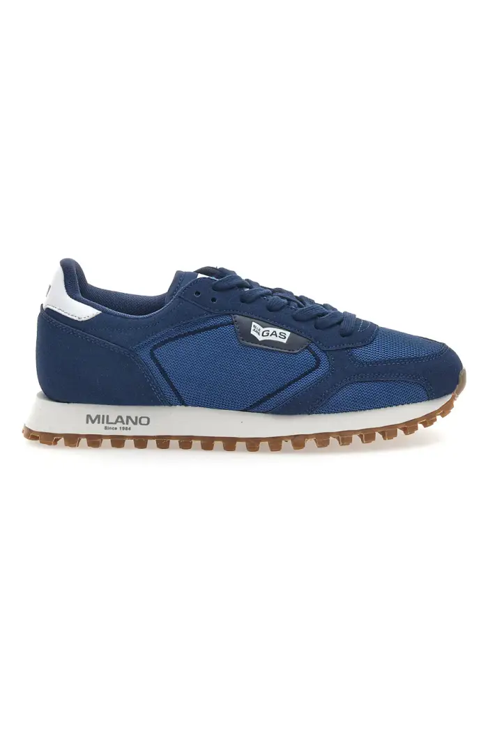 Sneakers Blu Con Suola a Contasto Gas Spidy Mix [BLU]