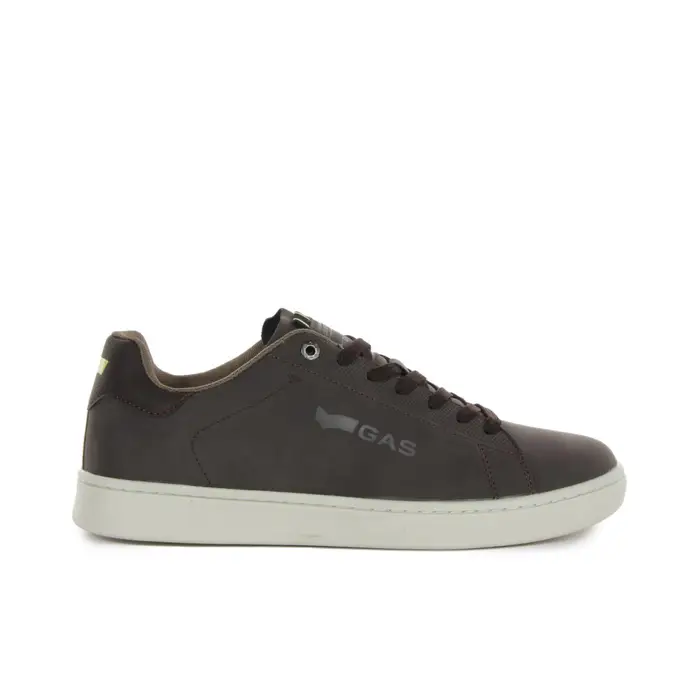 Sneakers da uomo marrone scuro con logo 42