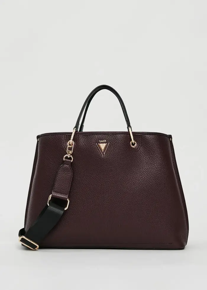 Gaudì Fashion Borsa top handle marrone in similpelle Multicolore