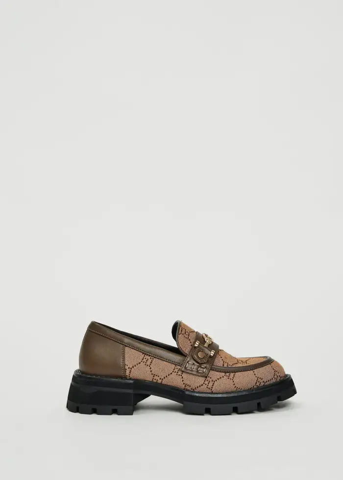 Gaudì Fashion Mocassino in jacquard color marrone Multicolore