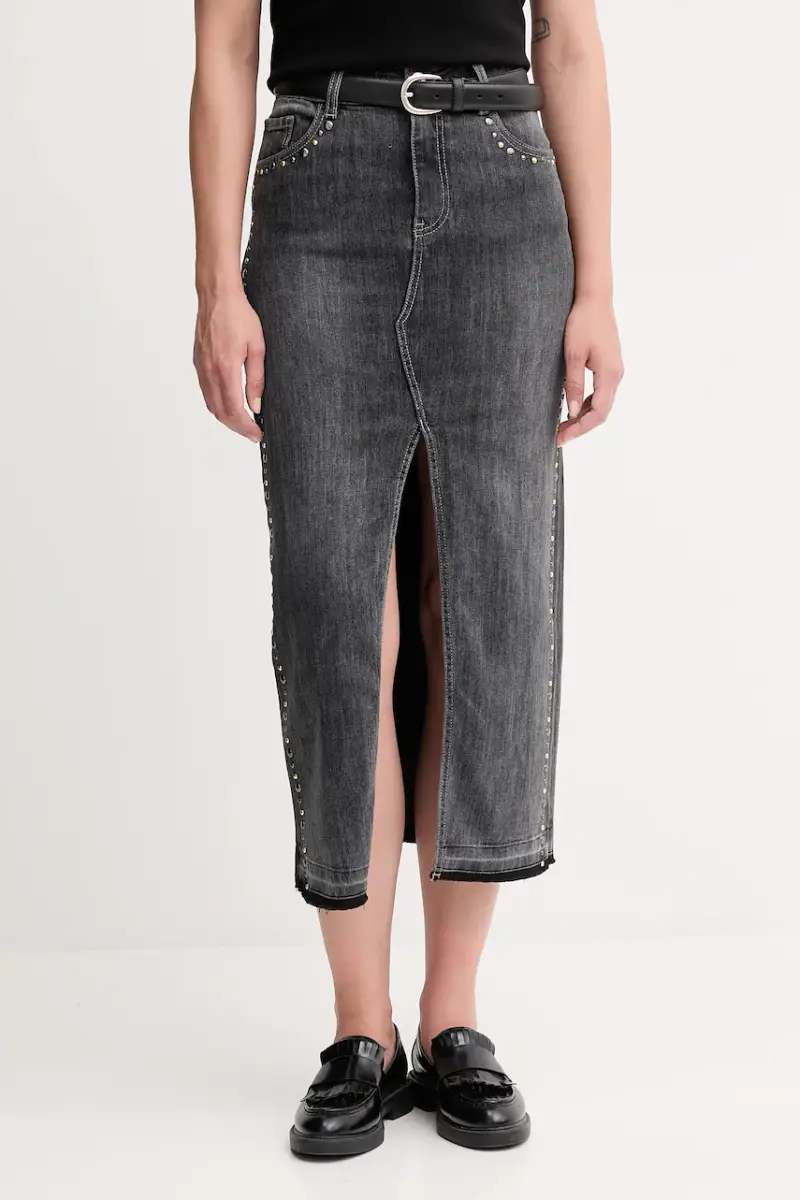 Gaudi gonna di jeans colore grigio 521BD76004