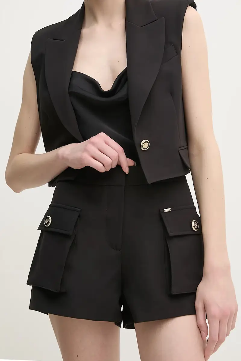 Gaudi pantaloncini donna colore nero 511FD25023