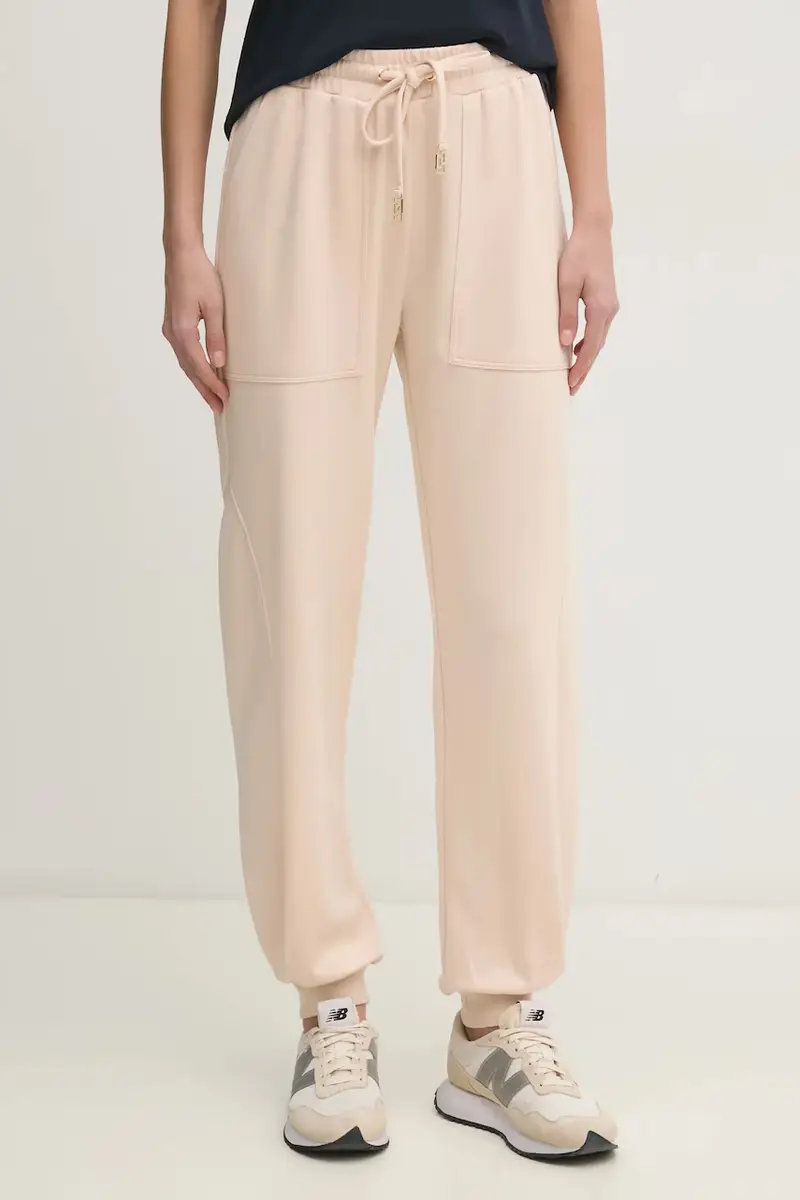 Gaudi pantaloni della tuta donna colore beige 511BD24006