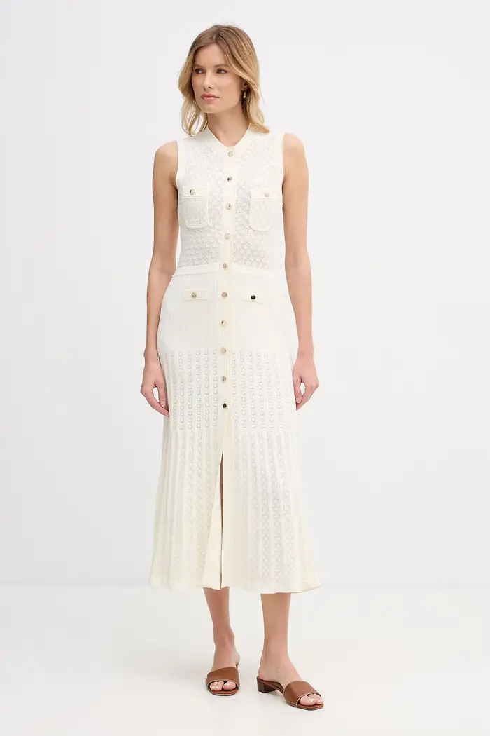 Gaudi Vestito d estate in viscosa Beige