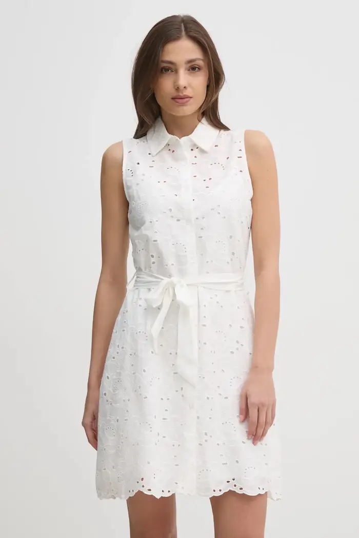 Gaudi vestito in cotone Bianco